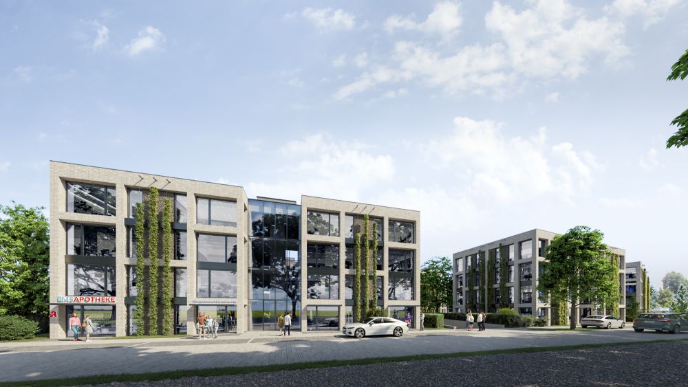 Grundstück für Quartiersbebauung mit gewerblichem Anteil im EmsAuenQuartier - Rheine