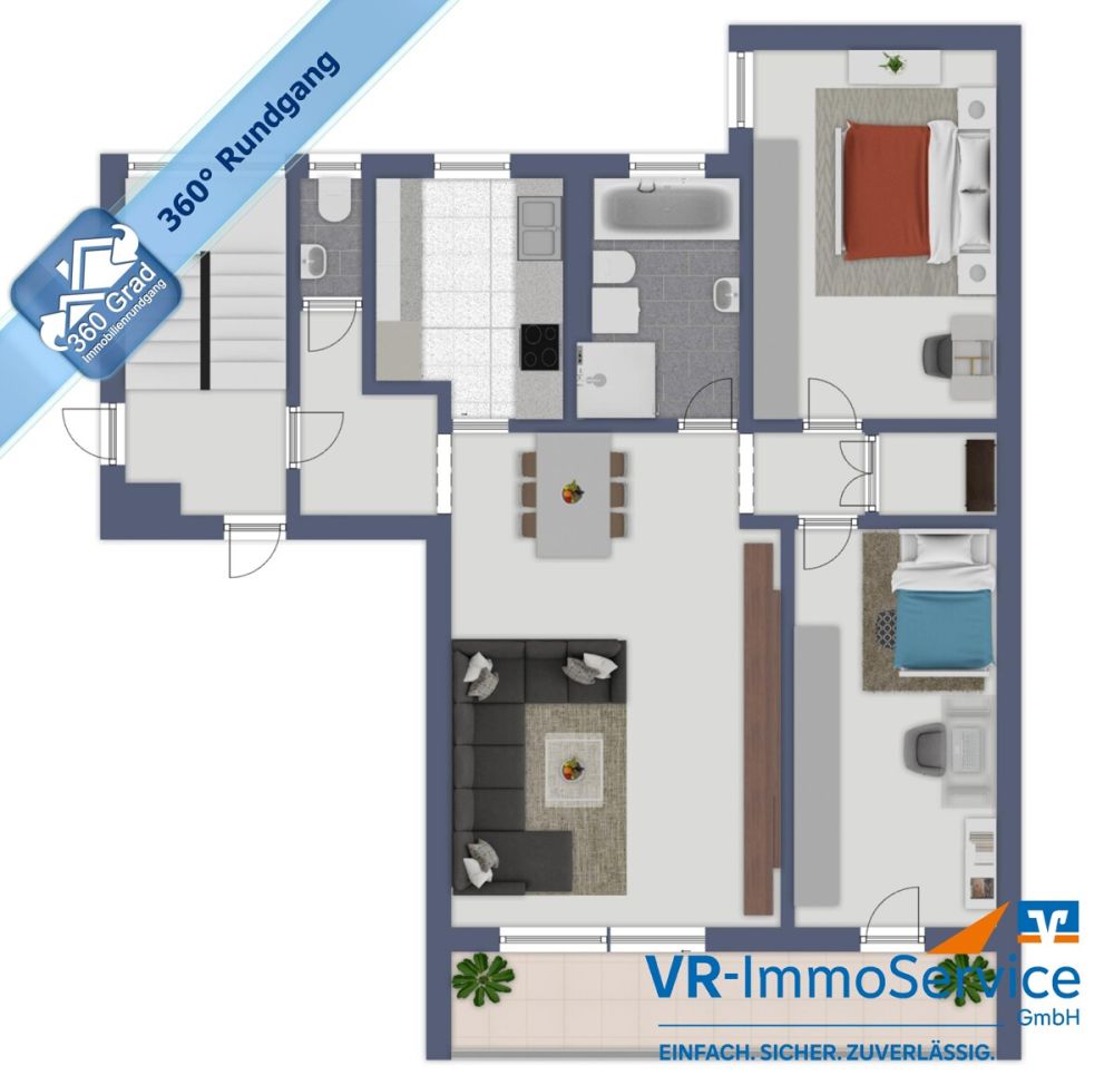 Hier haben Sie alle Möglichkeiten - vermieten oder selbst einzeihen!