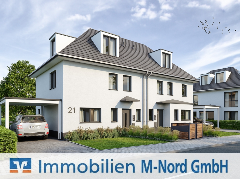 NEUBAU: CHARMANTE DOPPELHAUSHÄLFTE IN RUHIGER LAGE 
VON MÜNCHEN-ALLACH