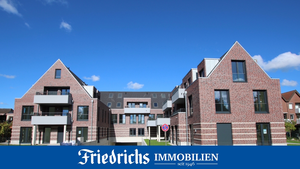 2-Zimmer-Neubauwohnung im DG mit zwei Balkonen, Aufzug & TG-Stellplatz im Zentrum von Bad Zw'ahn