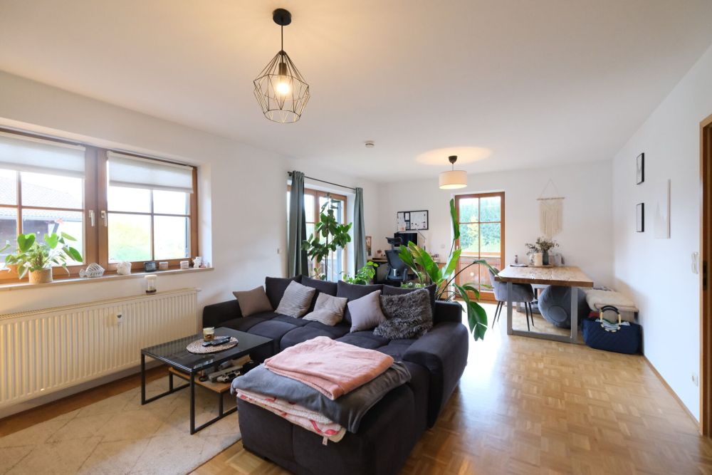 Der große Wohn- und Essbereich