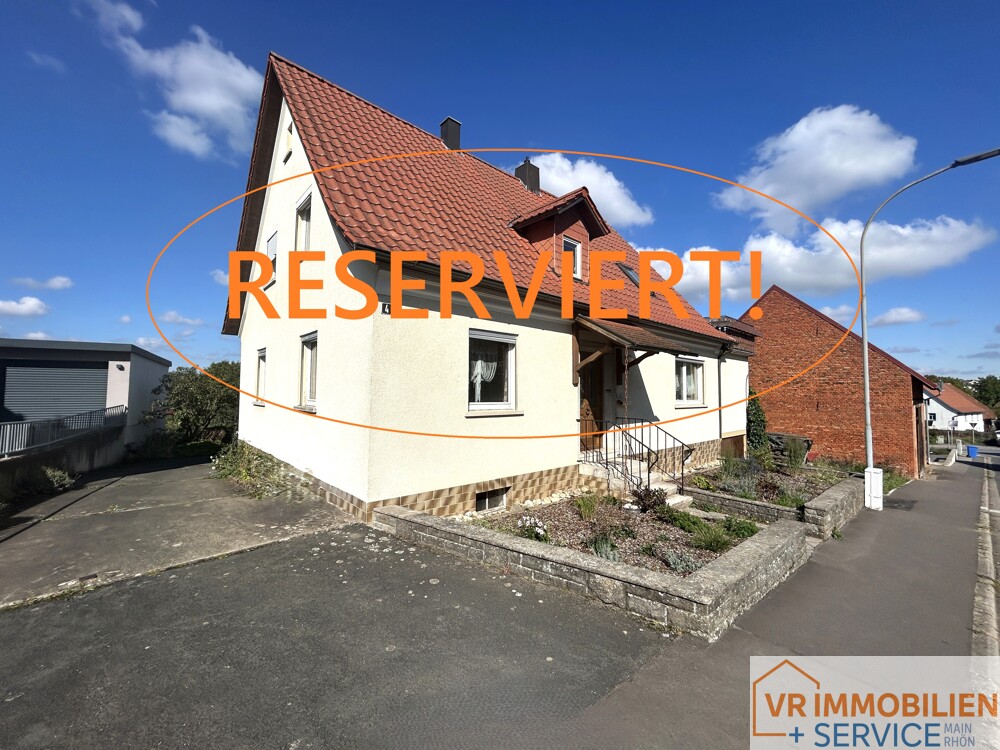 Mehr als nur vier Wände! - Einfamilienhaus mit Nebengebäude, Doppelgarage & Garten in 97618 Wollbach!