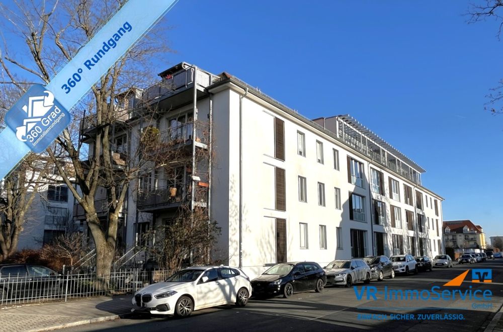 Traumhafte 2-Zimmer-Wohnung mit top Ausstattung und Ausblick in Fürth