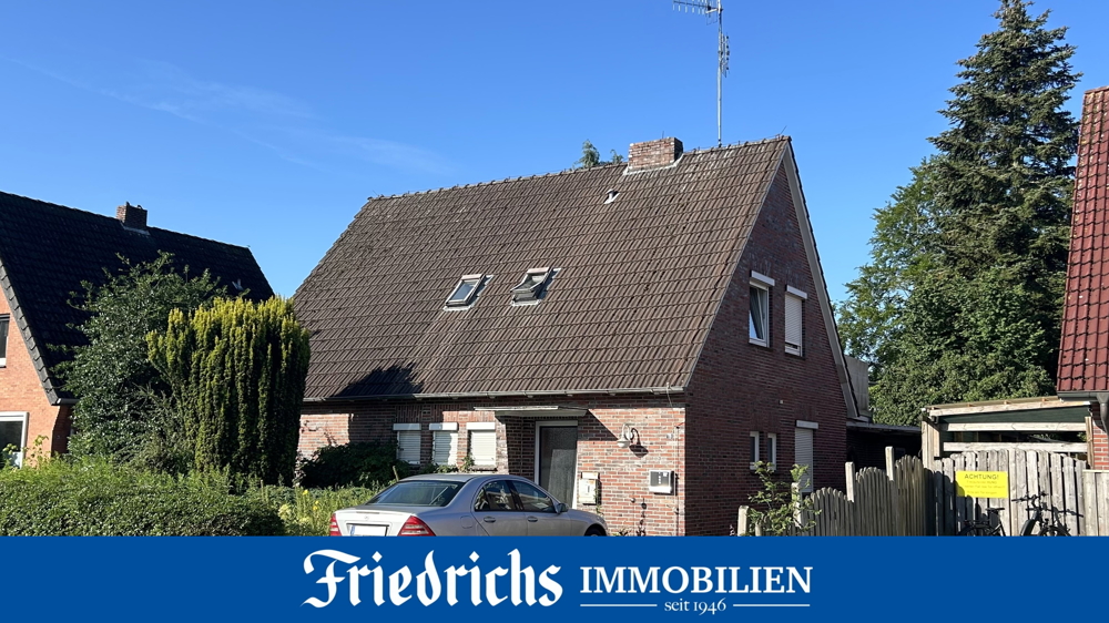 Vermietetes und teilw. modernisierungsb. ZFH mit Gartenbereich in zentraler Lage von Bad Zwischenahn