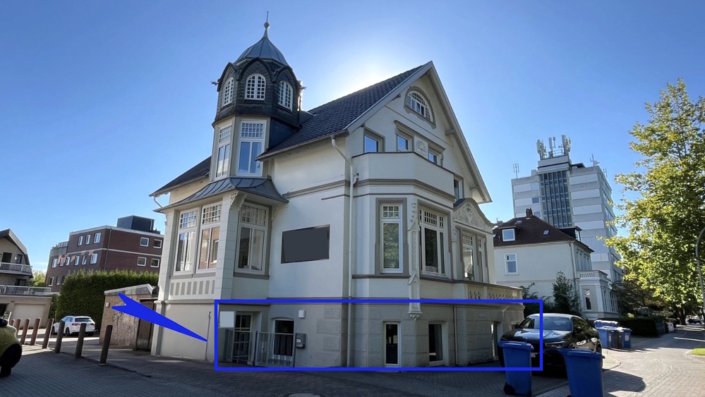 Attraktive, individuell nutzbare Gewerbeeinheit im Souterrain in begehrter Lage von Oldenburg