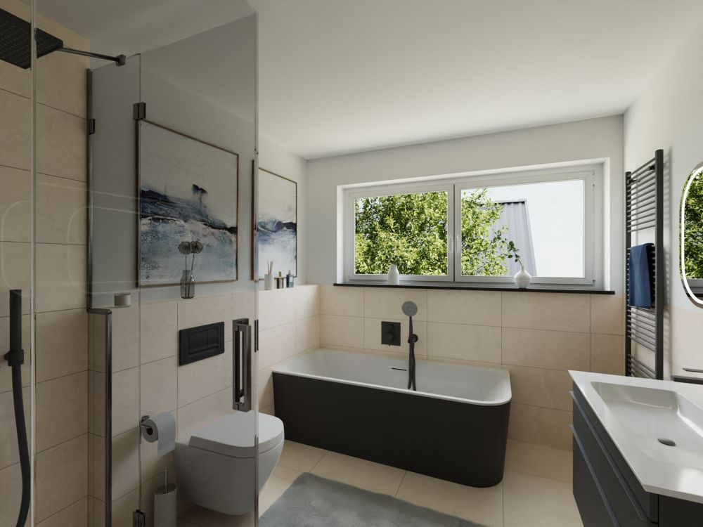 Das moderne Badezimmer