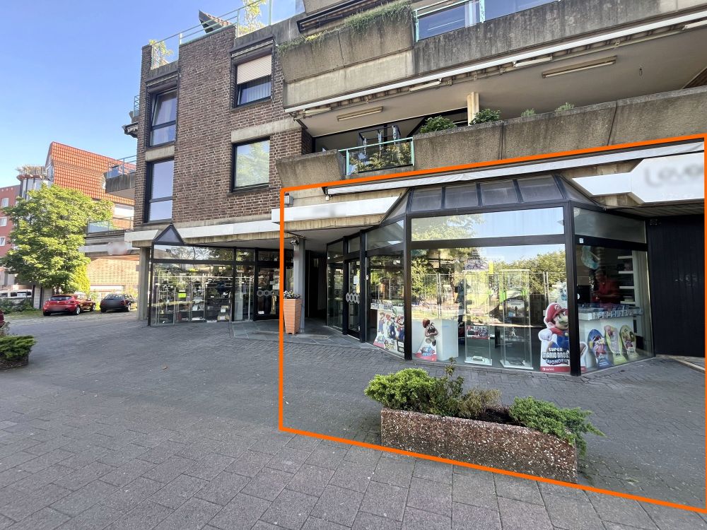 *Ihre neuen Geschäftsräume*
mit zwei Lagerräumen u. PKW-Stellplatz
in der Nähe der Stadthalle Rheine