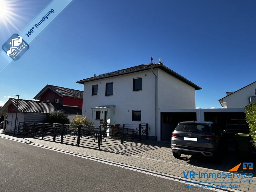 Zeitlos modern, perfekt für die junge Familie - Neuwertiges Einfamilienhaus in Schillingsfürst