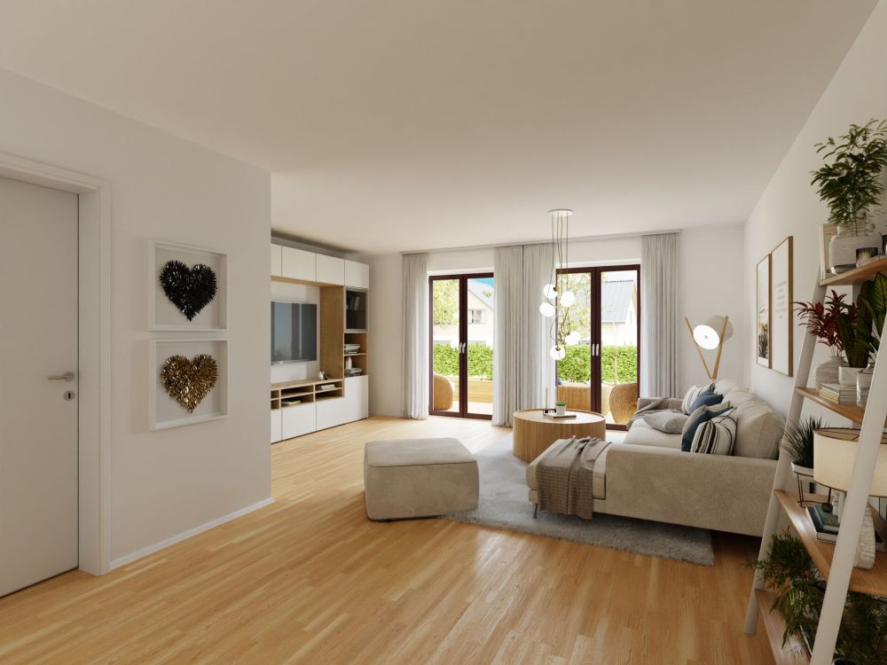 Erstbezug. Hochwertige Materialien. Garten.