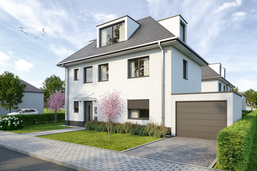 NEUBAU: CHARMANTES WALMDACH-EINFAMILIENHAUS IN RUHIGER LAGE VON MÜNCHEN-ALLACH