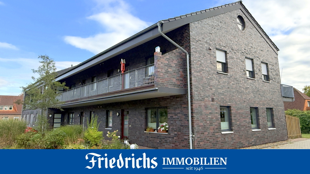 Kapitalanlage! Attraktive OG-Wohnung (2 ZKB) mit Carport-Stellplatz in zentraler Lage in Edewecht