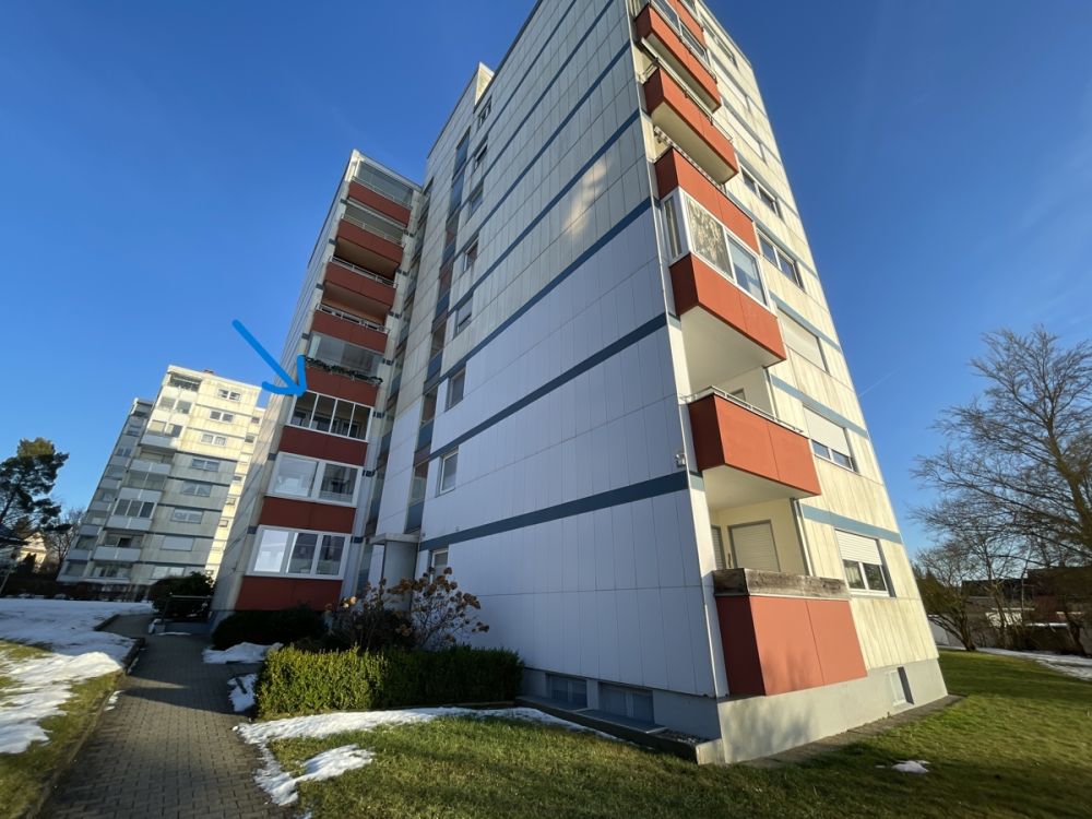 Haus mit Blick zur Wohnung