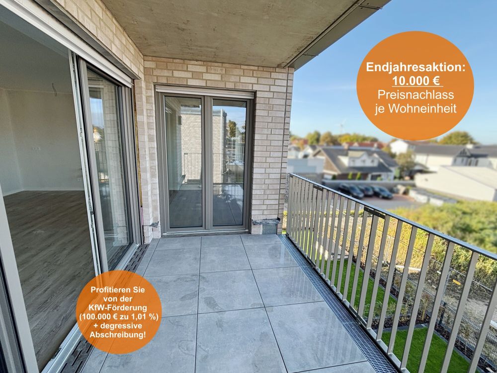 Hervorragende Neubauwohnung im Zentrum von Recke!