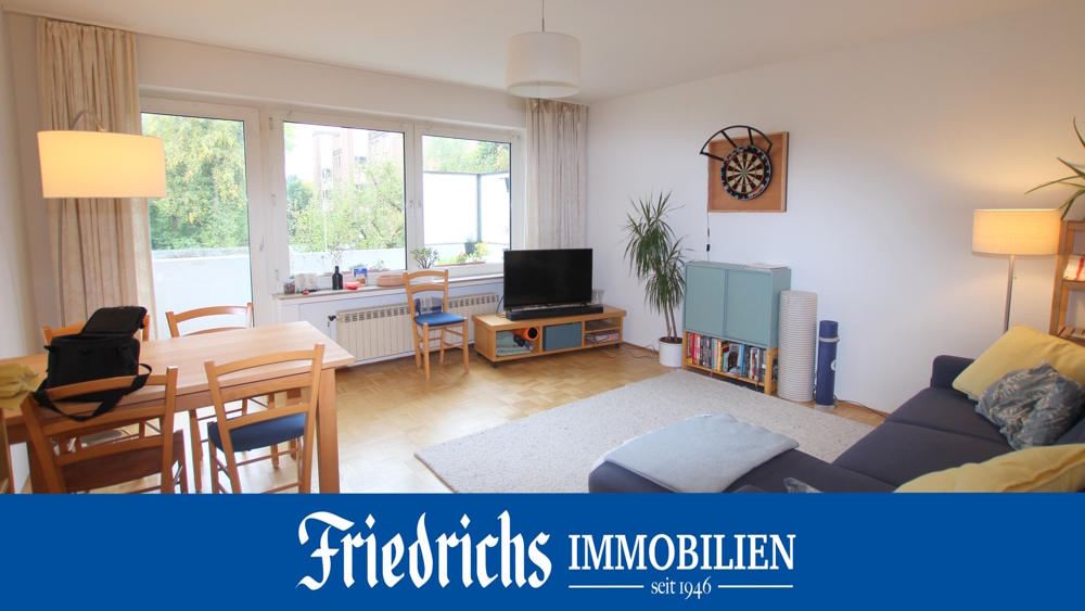 Gepflegte und großzügige 2-Zimmer-Wohnung im 1. Obergeschoss in ruhiger und gut angebundener Lage