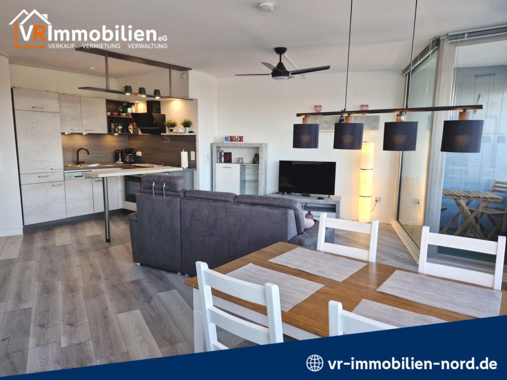 Wohnen über den Dächern Schleswigs - Möblierte 2-Zimmer-Wohnung im beeindruckenden Wikingturm