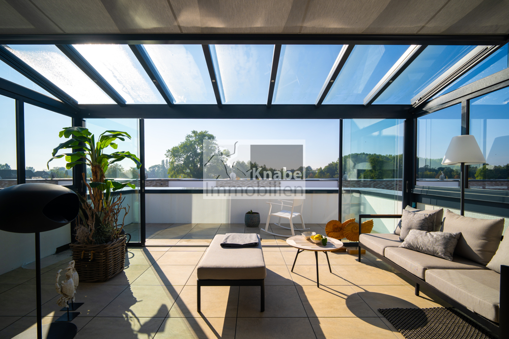 Leben im Loft-Style – Offene Räume, Sommergarten und spektakulärer Ausblick!