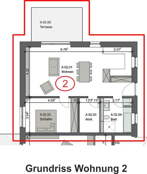 Grundriss Wohnung 2_auszugsweise