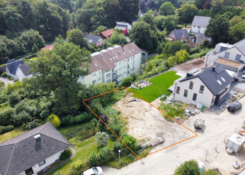 Qualitätsgrundstück mit Südosthanglage und Weitblick über Tecklenburg!