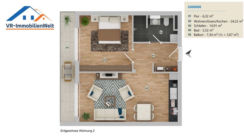 Neubau moderner Eigentumswohnungen im Ostviertel von Göttingen