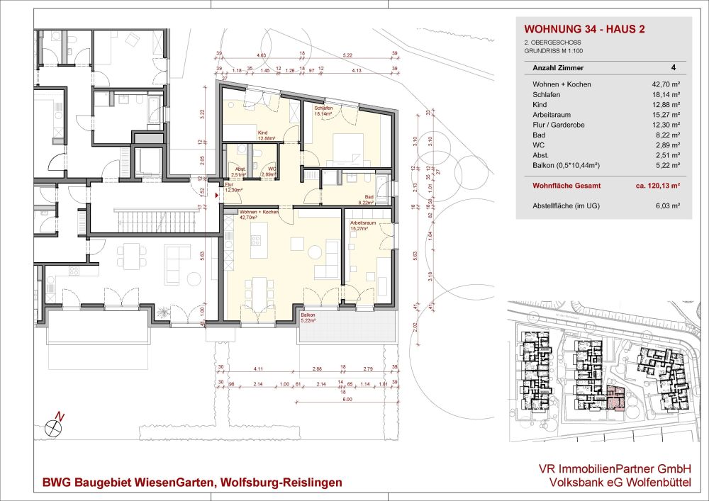 Leben im Grünen, die City genießen.
