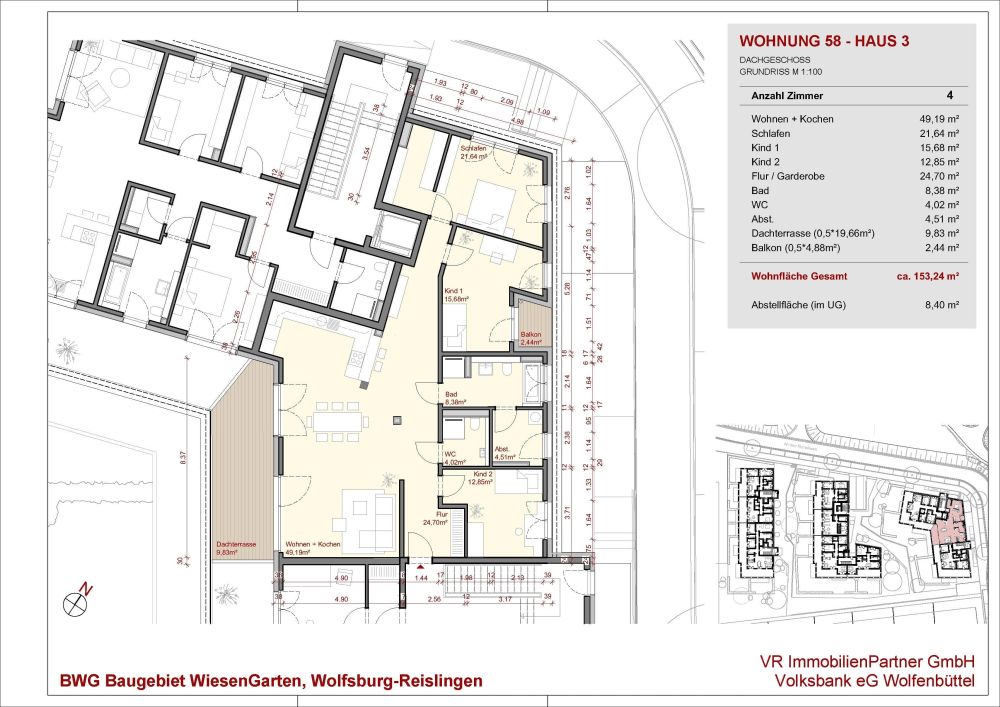 Leben im Grünen, die City genießen.
