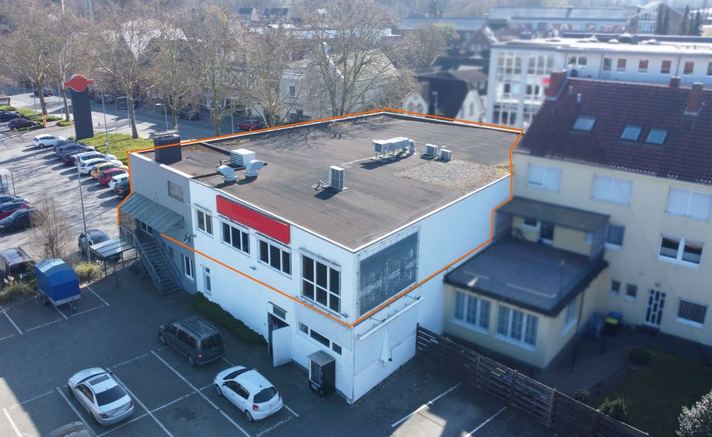 große Gewerbefläche mit vielen Möglichkeiten
im 1. Obergeschoss stadtzentral von Rheine zu mieten!