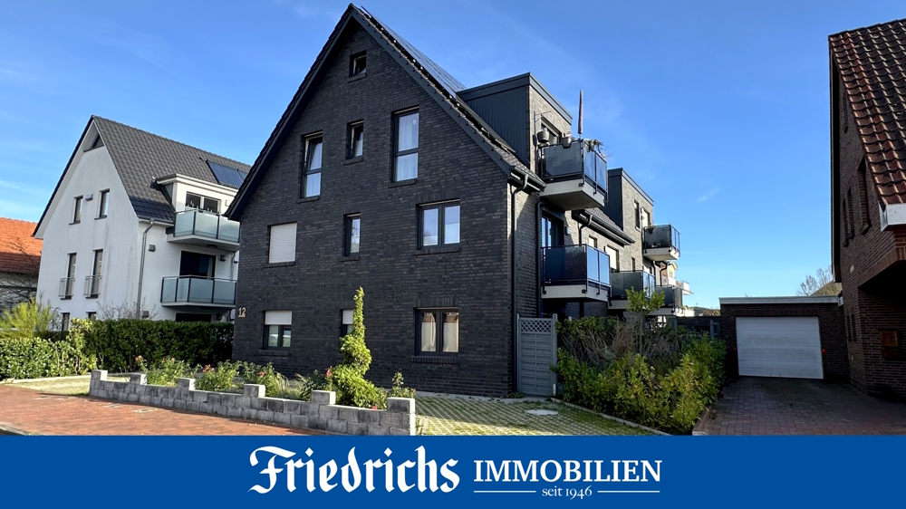 Neuwertige Erdgeschosswohnung mit Terrasse und Pkw-Stellplatz in Westerstede – zentrale Wohnlage