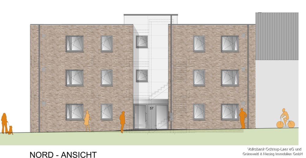 Exklusive 2-Zimmer-Wohnung in barrierefreier Neubauanlage!