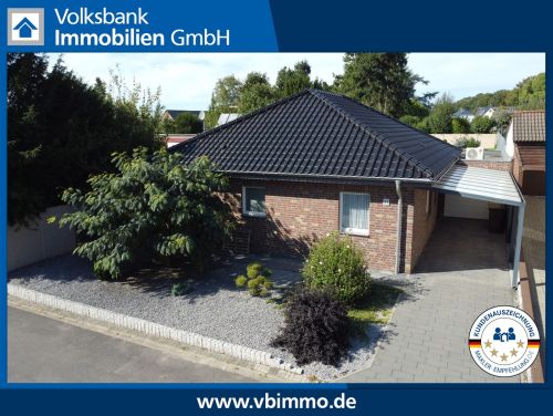 Freistehender Walmdachbungalow mit Garage – barrierefrei – gute Ausstattung 