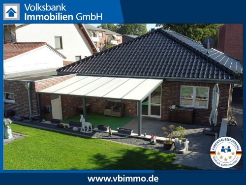 Freistehender Walmdachbungalow mit Garage – barrierefrei – gute Ausstattung 