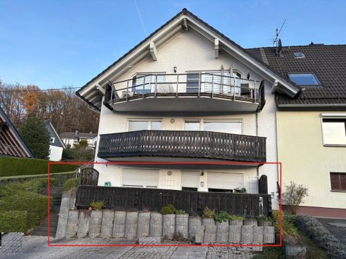 Attraktive 2-Zimmer Wohnung mit Terrasse in Zentrumsnähe von Wiehl 