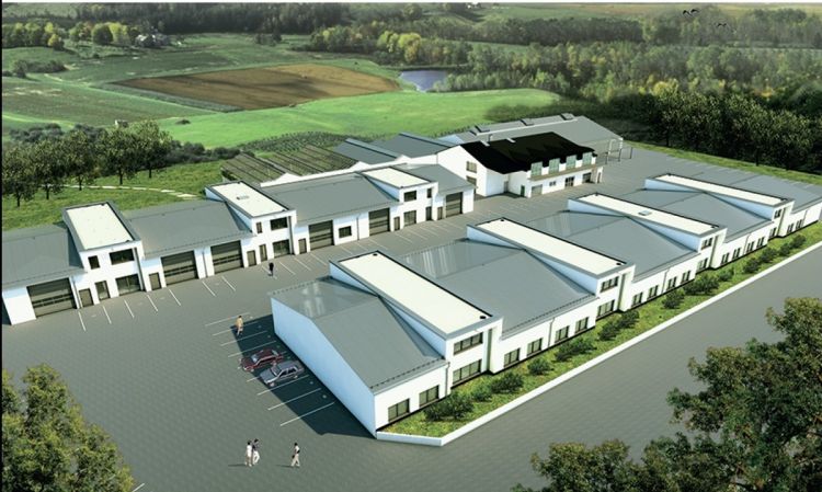 Noch fünf Neubau-Gewerbehallen
im Gewerbegebiet Hungenbach verfügbar