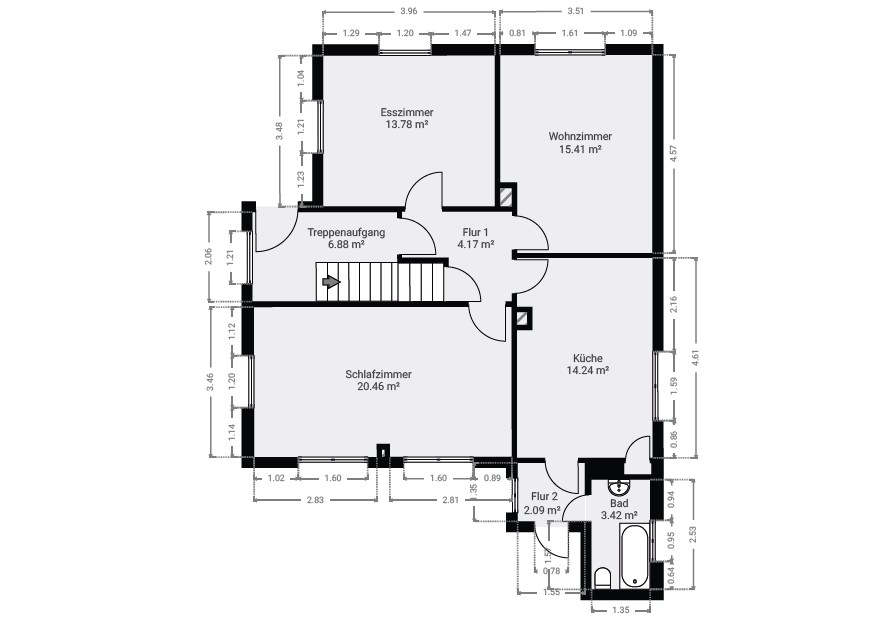 Grundriss Erdgeschoss