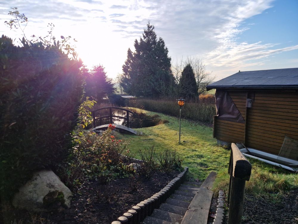 Hier können Sie den Sonnenuntergang genießen!