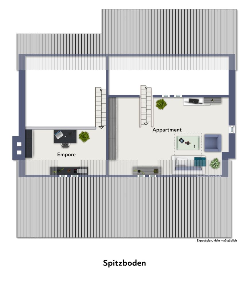 Grundriss nicht maßstabsgerecht