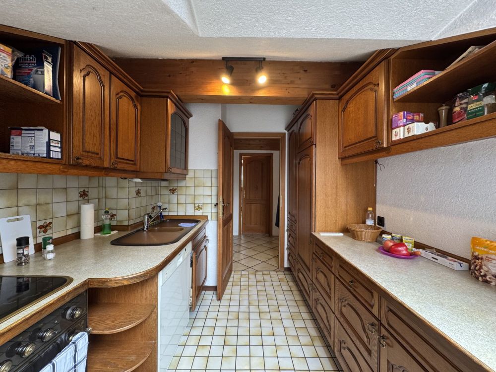 Die gepflegte Einbauküche