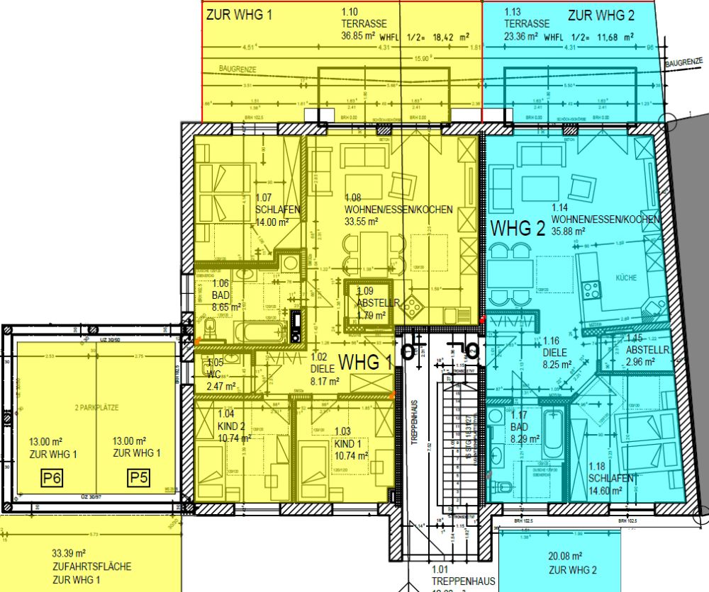 ERSTBEZUG - Es fällt keine zusätzliche Käuferprovision an!
Barrierearme, Sonnige Erdgeschosswohnung