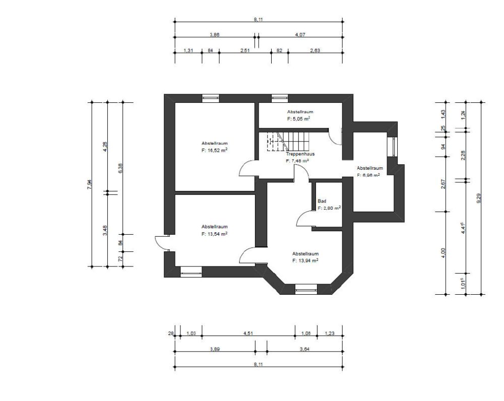 Grundriss Kellergeschoss