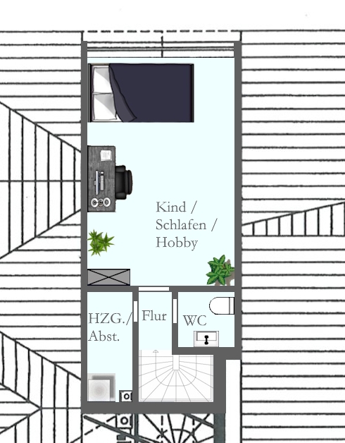 Freiwerdende 4 ZKB-Eigentumswohnung (1.OG u. DG) mit Südwestbalkon u. Carport in Bad Zwischenahn