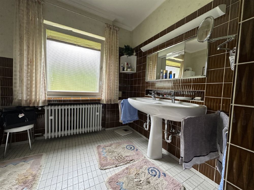 Tageslichtbad mit Wanne und Dusche (EG)