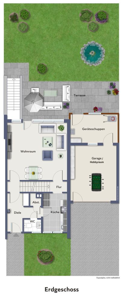 Reihenendhaus für die kleine Familie in Hiltrup