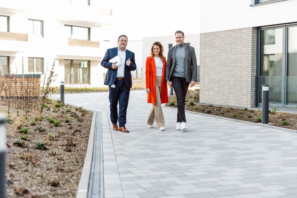 Leben im Grünen, die City genießen.