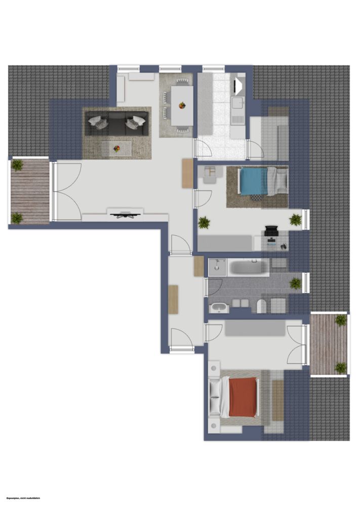 Ihr Mieter ist schon da - Dachgeschoss-Wohnung mit zwei Balkonen in Ansbach (10)