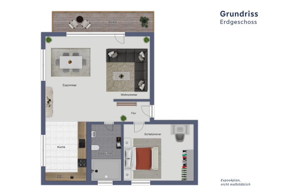 Modernes Wohnen & Komfort – Hochwertige Erdgeschosswohnung mit Top-Anbindung in Frankfurt/ Seckbach (10)