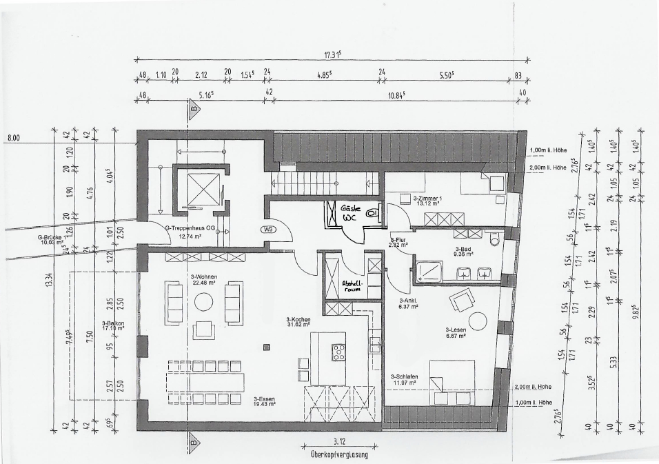 *Direkt am Marktplatz!*
hochwertige 3-Zimmer Mietwohnung in bester Lage von Rheine (11)