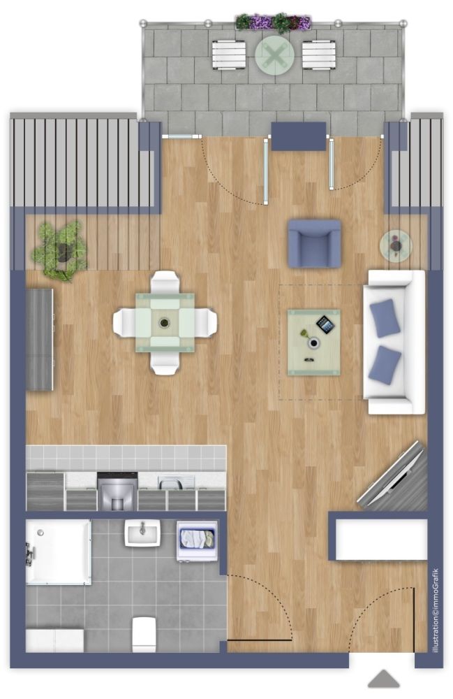 Grundriss 4OG - nicht maßstabsgerecht