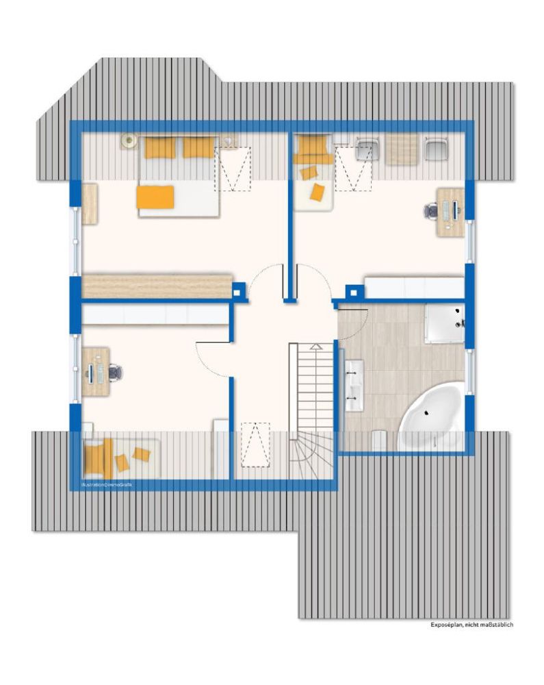 Grundriss Dachgeschoss