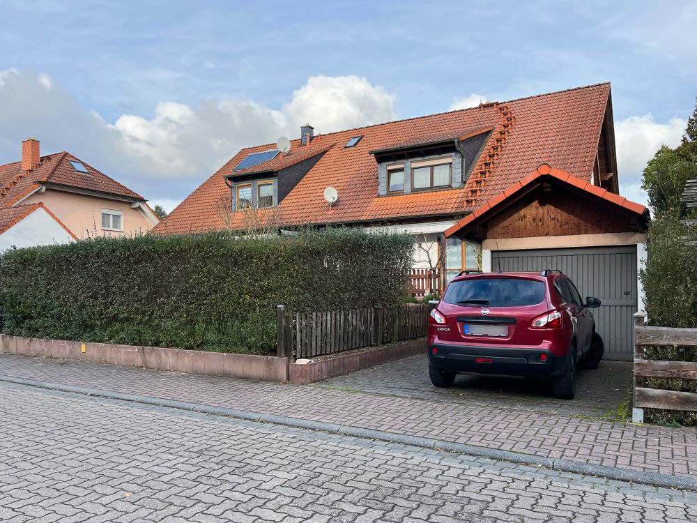 Rückansicht Doppelhaushälfte