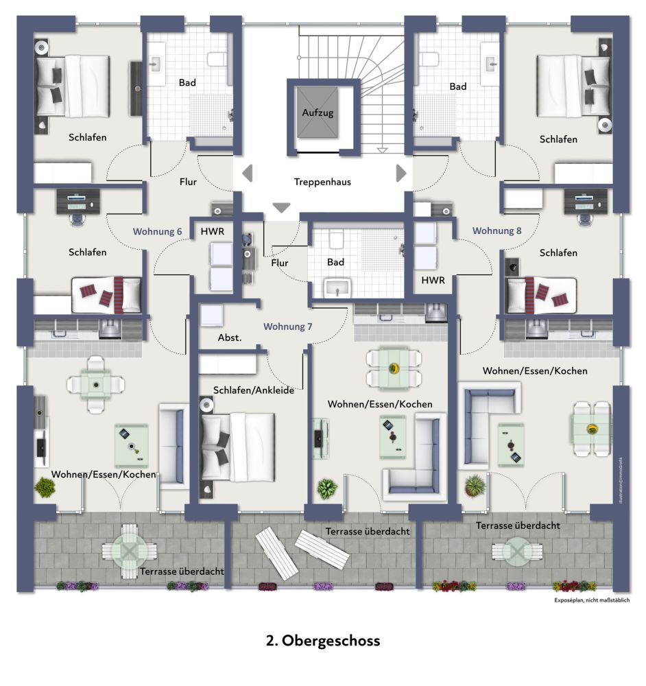 *Ein echter Hingucker*
Schicke Wohnung mit Terrasse in toller Lage (11)