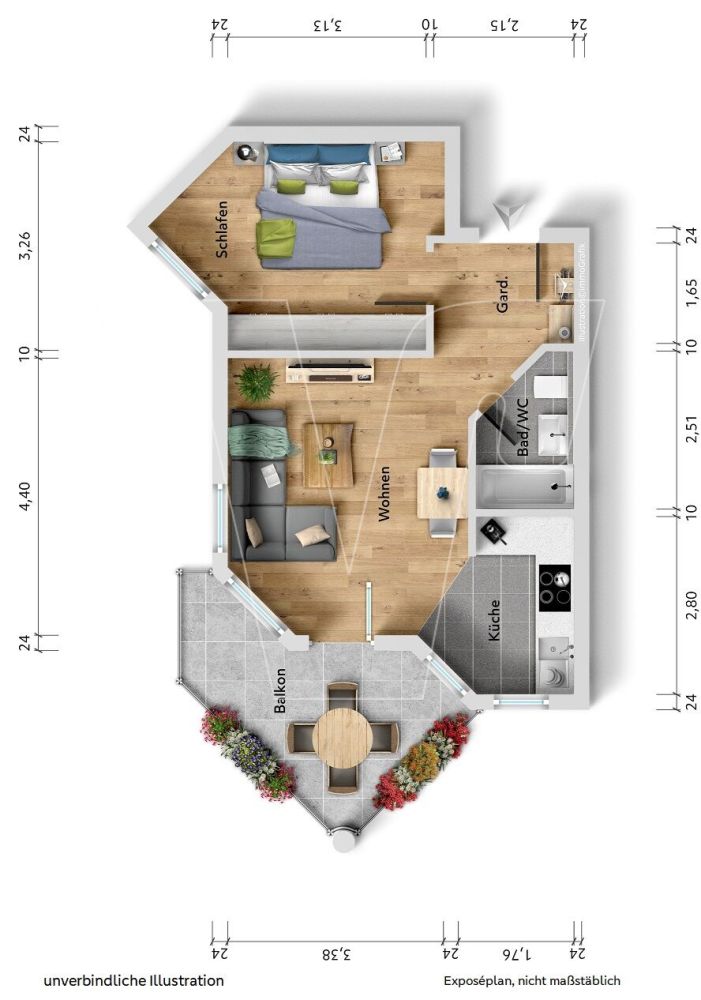 Wohnkomfort in bester Lage – mit Balkon und offenem Wohnbereich (11)